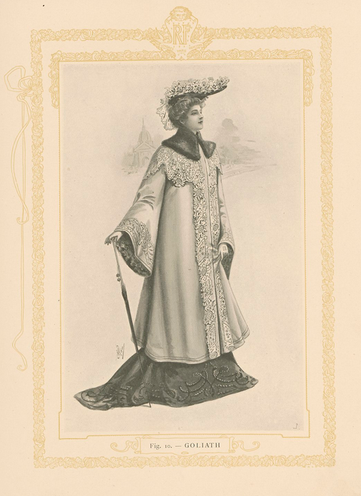 Katalog ubiorów damskich firmy Révillon Freres na sezon zimowy 1902 Cyfrowe MNW