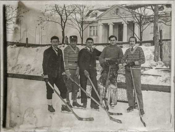 Group of hockey players