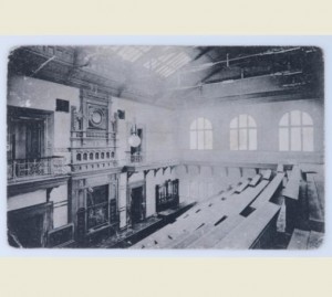 Interior of an unknown synagogue