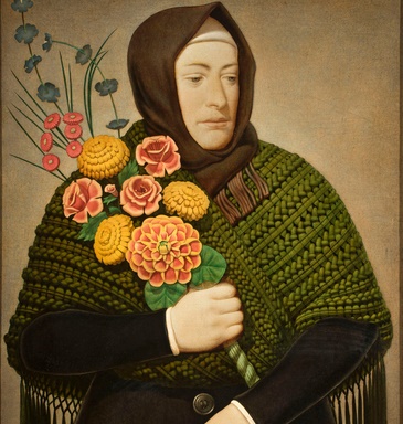 Kobieta z kwiatami