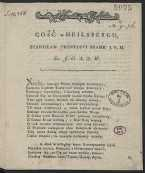 Gość w Heilsbergu, Stanisław Trembecki Szamb. J. K. M. do J. O. X. B. W. - Trembecki, Stanisław (1739-1812)