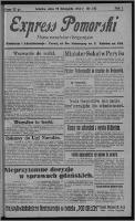 Express Pomorski : pismo niezależne i bezpartyjne 1924.11.22, R. 1, nr 192