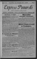 Express Pomorski : pismo niezależne i bezpartyjne 1924.11.24, R. 1, nr 194
