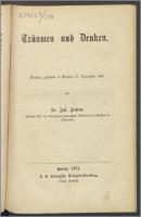 Träumen und Denken - Jensen, Julius (1841-1891)