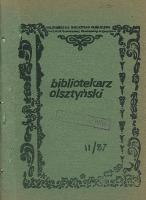 Bibliotekarz Olsztyński, 1987, nr 2