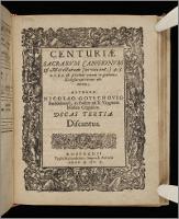 Centuriæ Sacrarvm Cantionvm & Motectarum (ut vocant) 4. 5. 6. 7. 8. 9. & plurium vocum in gratiam Ecclesiarum recens editarum ... Decas. Decas 3. Discantus - Gotschovius, Nikolaus (1575-1624)