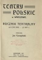 Teatry Polskie w Warszawie 1915-1917 - Czempiński, Jan (1874–1938)
