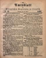 Amts-Blatt der Königlichen Regierung zu Liegnitz, 1868, Jg. 58, No. 15