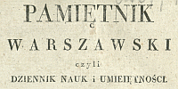 Pamiętnik Warszawski. 1819, T. 15, listopad