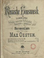 50 russische Volkslieder Op. 187. T. 2 / von Max Oesten. - Oesten, Max (1843-1917). Kompozytor