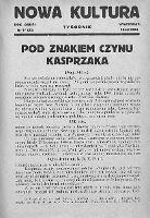 Nowa Kultura : tygodnik. R. II. 1924, nr 17