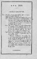 Kalendarzyk Polityczny na Rok 1835