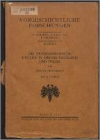 Die frühgermanische Kultur in Ostdeutschland und Polen - Petersen, Ernst (1905-1944)
