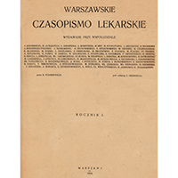 Warszawskie Czasopismo Lekarskie. 1932, R. 9, nr 33