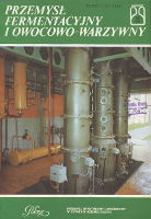 Przemysł Fermentacyjny i Owocowo-Warzywny R. XXIV, nr 10 (1980) - Stowarzyszenie Naukowo-Techniczne Inżynierów i Techników Przemysłu Spożywczego.