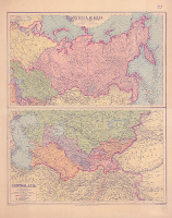 Russia in Asia : Union of Soviet Socialist Republics : scale 1:15,525,000 (245 Miles = 1 Inch) ; Central Asia : scale 1:6,700,000 (106 Miles = 1 Inch) - George Philip and Son. Wydawca