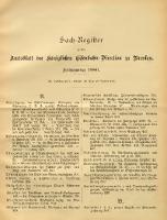 Sach-Register zu dem Amtsblatt der Königlichen Eisenbahn-Direktion zu Breslau. Jg. 1886