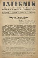 Taternik : organ Klubu Wysokogórskiego Polskiego Towarzystwa Tatrzańskiego. 1947, nr 6 (grudzień) - Paryski, Witold H. (1909-2000), Redakcja
