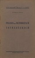 Prawo na bezdrożach tatrzańskich - Grabda, Eugeniusz (1908-1997)
