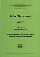 Migracje wewnętrzne w Warszawie i województwie warszawskim - Potrykowska, Alina