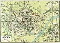 Plan wolnego miasta Gdańska : skala 1:8 000