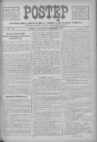Postęp: narodowe pismo katolicko-ludowe niezależne pod każdym względem 1916.10.24 R.27 Nr244