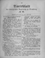 Amtsblatt der Königlichen Preussischen Regierung zu Bromberg. 1895.07.11 No.28