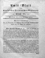 Amts-Blatt der Königlichen Breslauschen Regierung, 1813, Bd. 3, St. 7