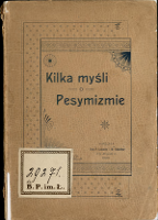 Kilka myśli o pesymizmie - Plater-Zyberk, Cecylia (1853-1920)