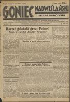 Goniec Nadwiślański : Głos Pomorski : niezależne pismo poranne poświęcone sprawom stanu średniego : 1936.10.31, R. 12 nr 254