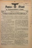 Amts-Blatt des Regierungspräsidenten in Oppeln für 1940, Bd. 125, St. 18