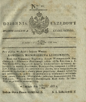 Dziennik Urzędowy Województwa Lubelskiego, 1835, nr 21