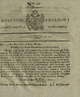 Dziennik Urzędowy Województwa Lubelskiego, 1835, nr 18