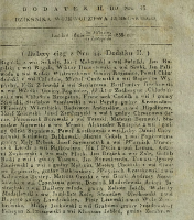 Dziennik Urzędowy Województwa Lubelskiego, 1835. Dodatek drugi do nr 45 Dziennika Województwa Lubelskiego
