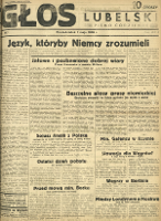 Głos Lubelski : pismo codzienne : [organ prasowy endecji lubelskiej Narodowej Demokracji], 1939, R. 26, nr 117