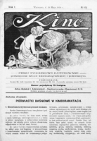Kino : pismo ilustrowane poświęcone sztuce kinematograficznej i pokrewnym. R. 1, nr 12 (29 maja 1919)