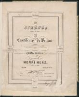 Les Sirènes : 3 Cantilènes de Bellini : Variées pour Piano : Op. 124. No. 3, I Capuletti Montecchi - Herz, Henri (1803-1888). Kompozytor