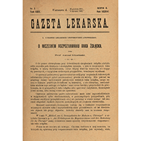 Gazeta Lekarska. 1902, R. 36, T. 22, nr 1 + spis rzeczy