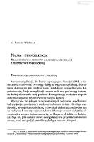 Nauka i ewangelizacja : kilka istotnych aspektów zagadnienia ich relacji z perspektywy współczesnej - Woźniak, Robert J. (1974- )