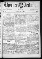 Thorner Zeitung 1885, Nro. 57