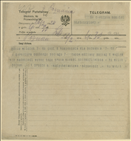 Telegram ks. Milika z Poznania do Głównej Komisji Plebiscytowej w Cieszynie w sprawie braku węgla dla Poznania, Poznań, 26.02.1920 r. - Milik