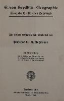 Geographie : Ausgabe B : Kleines Lehrbuch - Seydlitz, Ernst von (1784-1849)
