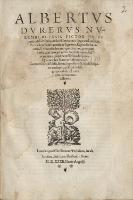 Institutiones geometricae...versus è Germanica lingua in Latinam [...] - Dürer, Albert