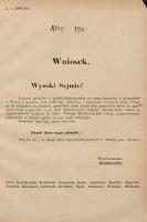 [Kadencja X, sesja I, al. 488] Alegaty do Sprawozdań Stenograficznych Pierwszej Sesyi Dziesiątego Peryodu Sejmu Krajowego Królestwa Galicyi i Lodomeryi z Wielkiem Księstwem Krakowskiem z roku 1913/1914. Alegat 488