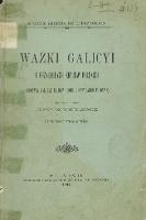 Ważki Galicyi i przyległych krajów polskich = (Odonata Haliciae reliquarumque provinciarum Poloniae) - Dziędzielewicz, Józef (1844–1918)