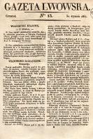 Gazeta Lwowska. 1834, nr 13