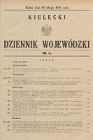Kielecki Dziennik Wojewódzki. 1931, nr 5