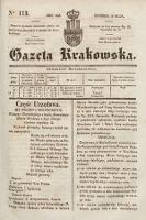 Gazeta Krakowska. 1835, nr 113
