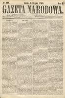 Gazeta Narodowa. 1863, nr 149