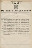Łódzki Dziennik Wojewódzki. 1938, nr 18
